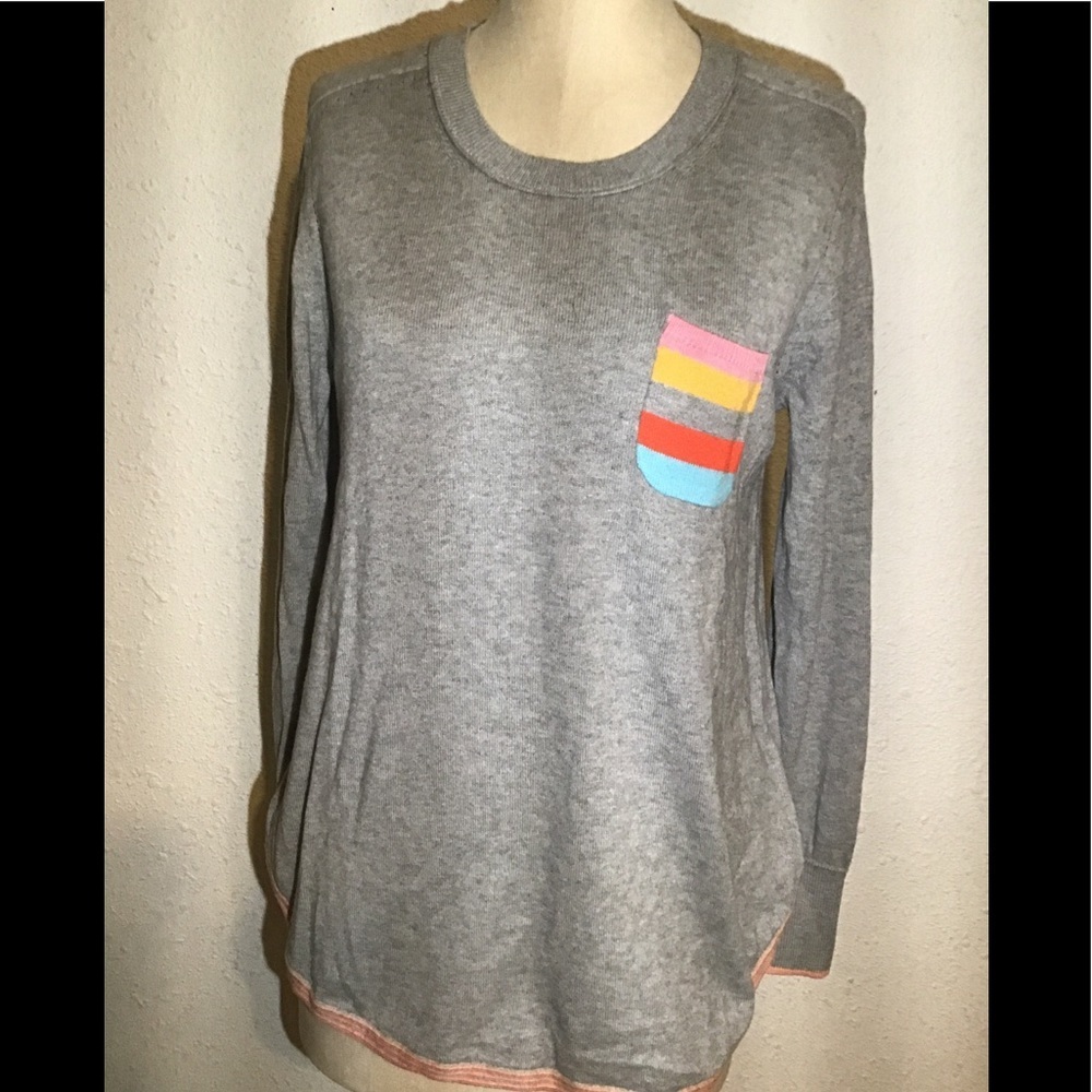 Zaket & plover gray sweater size medium